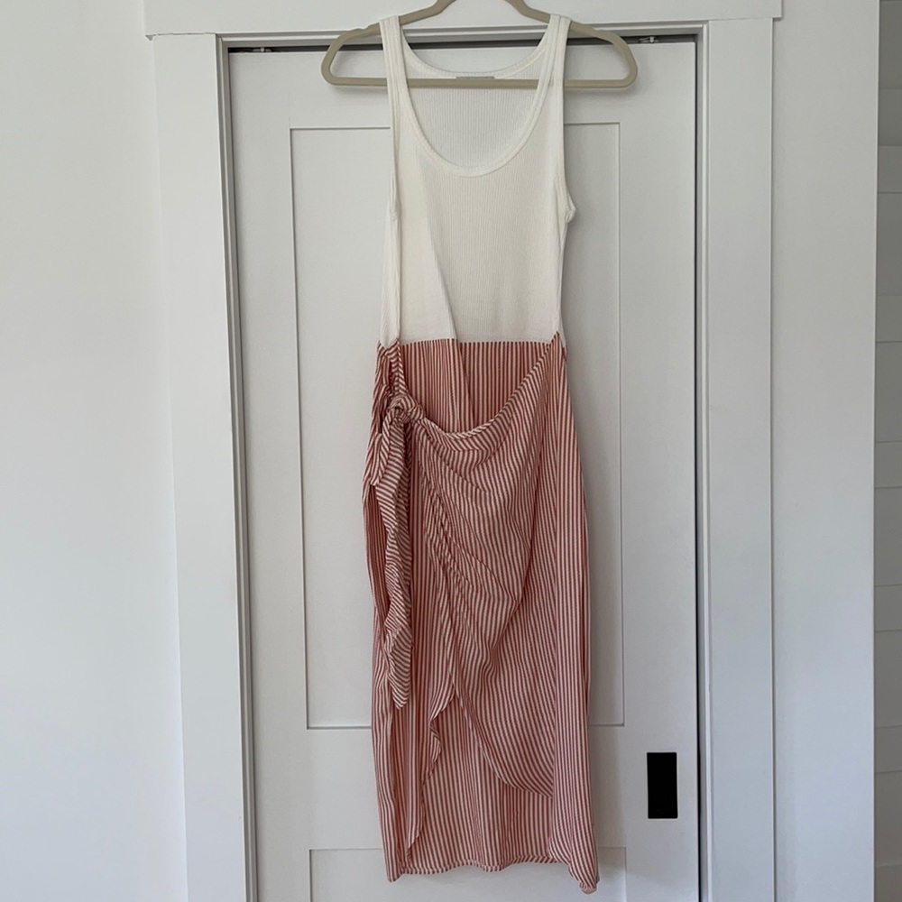 Zara midi tank top dress